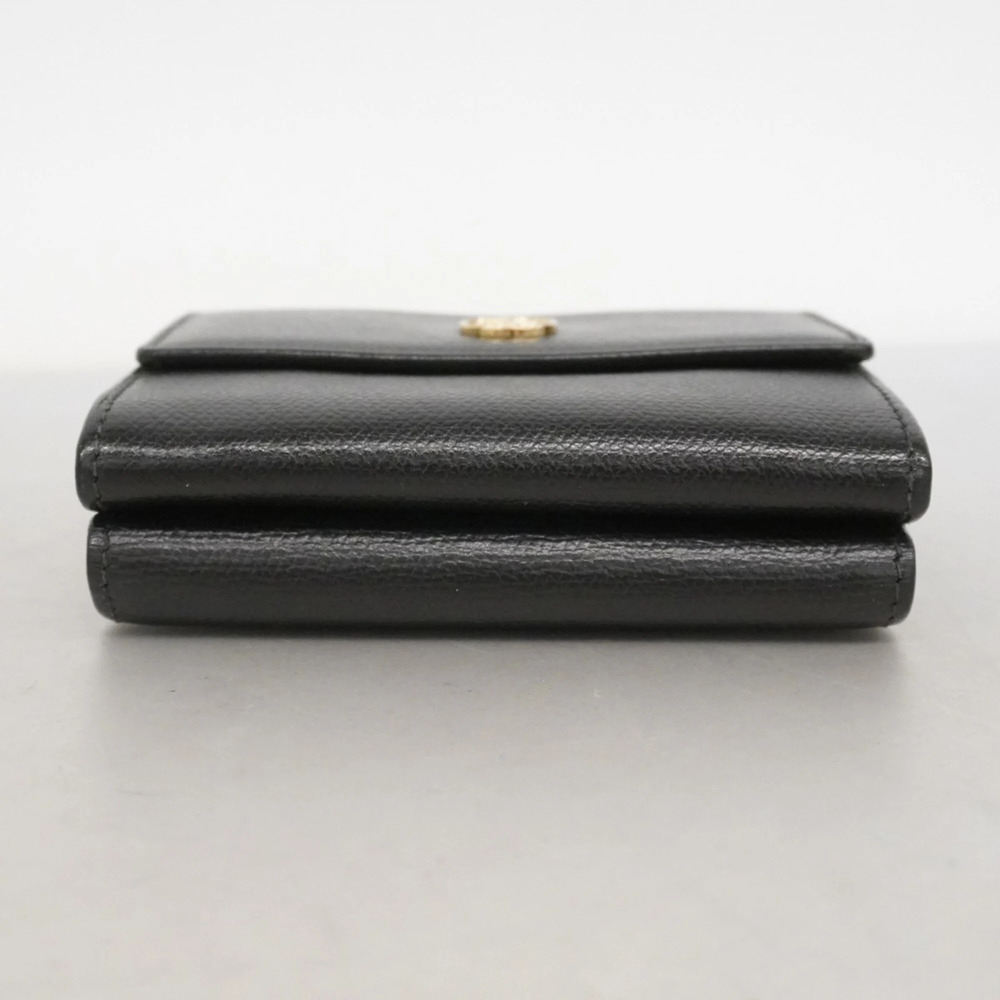 CHANEL Authentic Black Leather Wallet - Picture 2 of 10